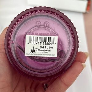 Walt Disney World 50th Anniversary Geometric Starbucks Tumbler with Straw – Pink